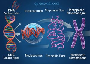 سطوح مختلف بسته‌بندی DNA در کروموزوم